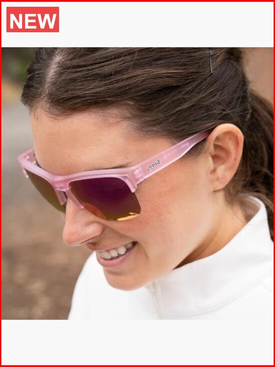 Large Polarized Wrap Sunglasses Half-R Frame Sport main image 5
